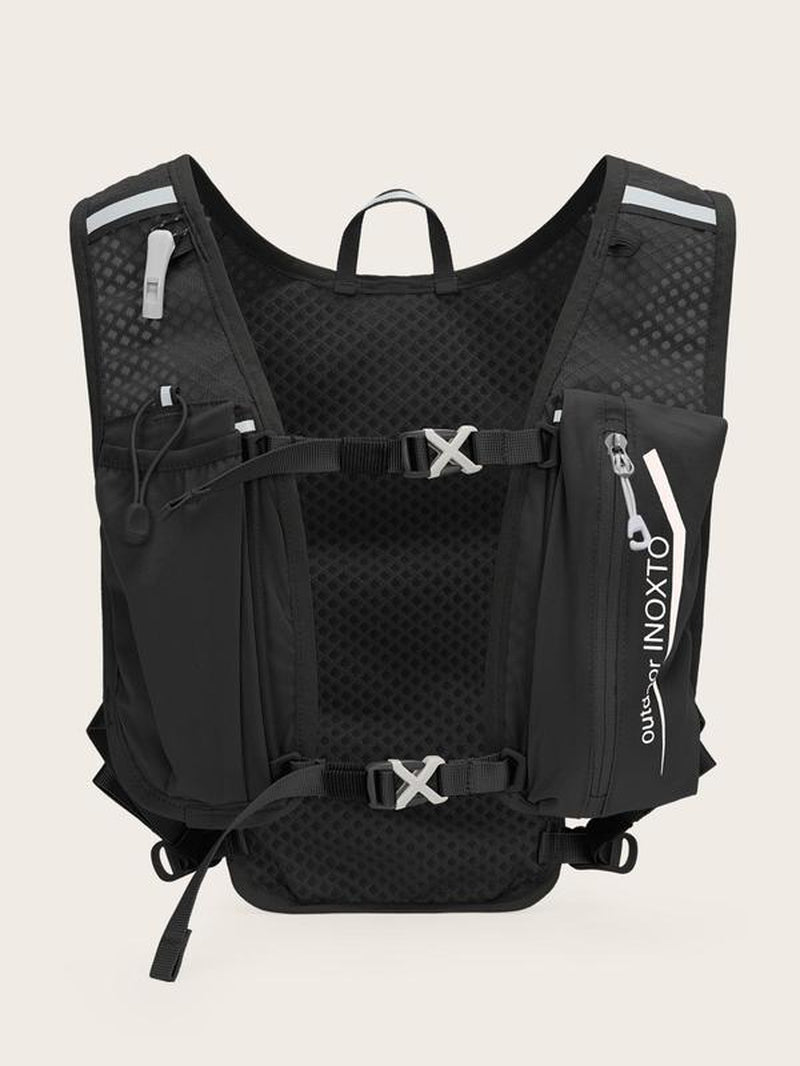 Sporty Unisex'S Zipper Pocket Sport Hydration Backpack, Road Trip Essentials, Lightweight Buckle Running Vest Bag for Hiking Outdoor Cycling Competition Marathon, Speed Bag, Gym Bag, Running Vest Backpack, Sport Bags for Women Men