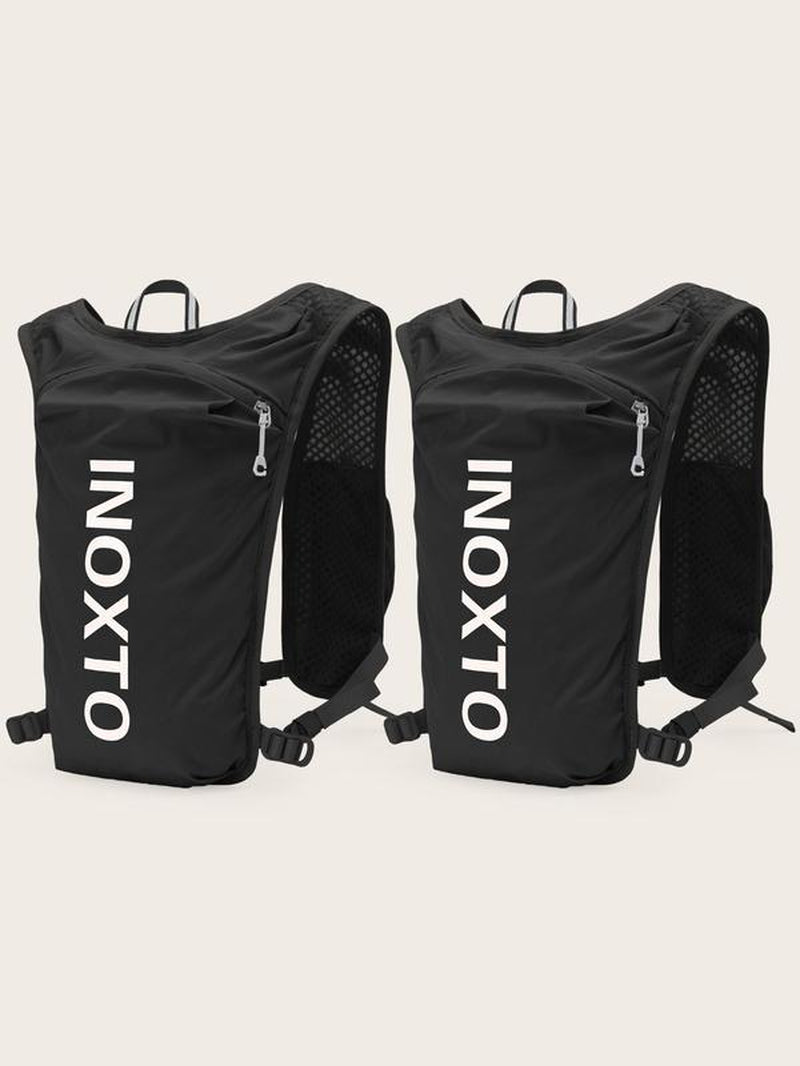 Sporty Unisex'S Zipper Pocket Sport Hydration Backpack, Road Trip Essentials, Lightweight Buckle Running Vest Bag for Hiking Outdoor Cycling Competition Marathon, Speed Bag, Gym Bag, Running Vest Backpack, Sport Bags for Women Men