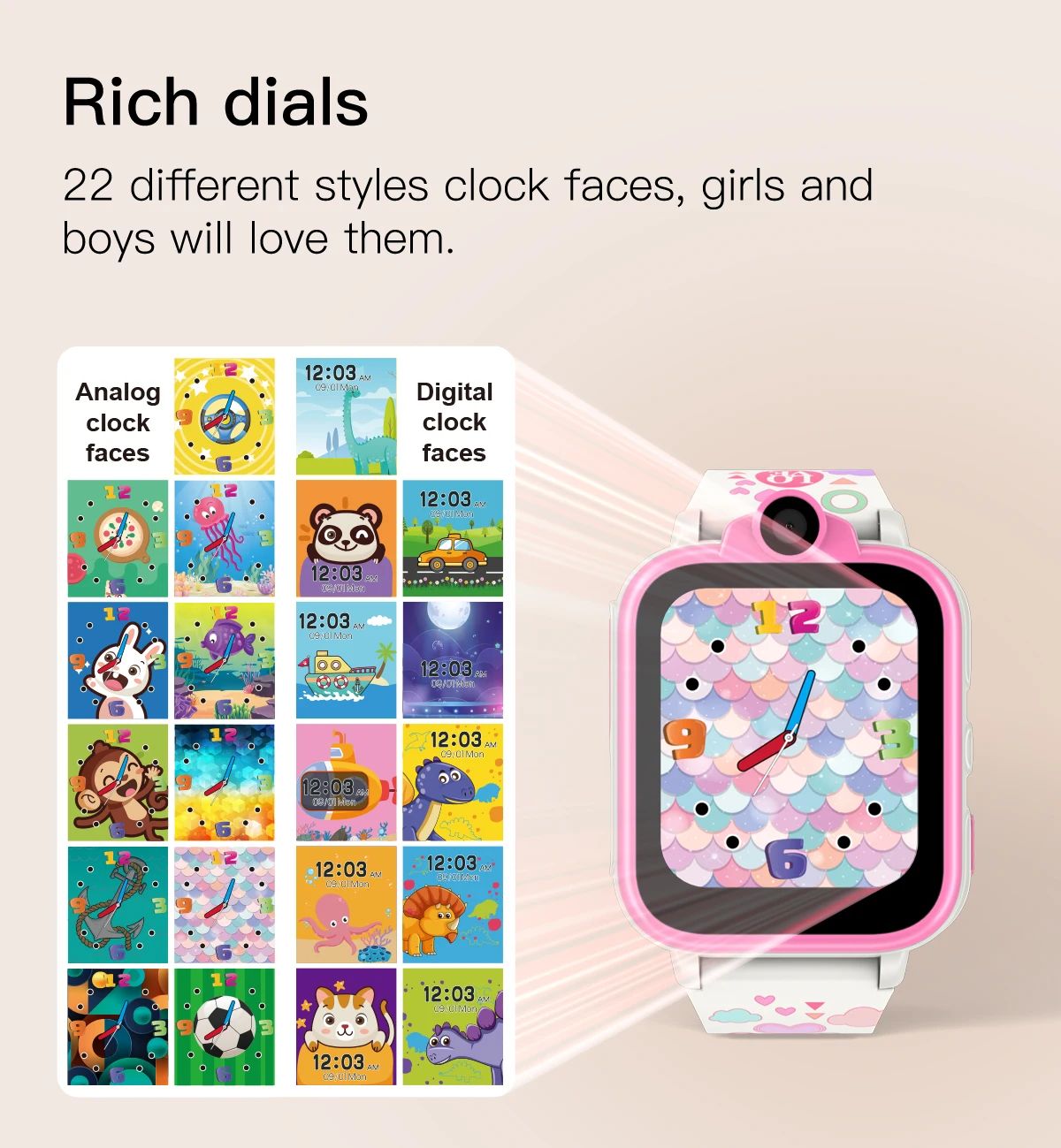 Multifunctional Children's gps/phone Positioning Smart Watch