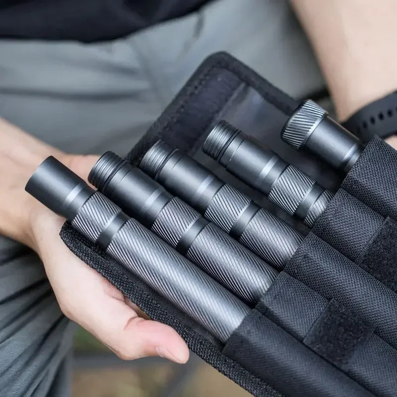 Folding Multifunctional Hiking Poles Tactical Set 