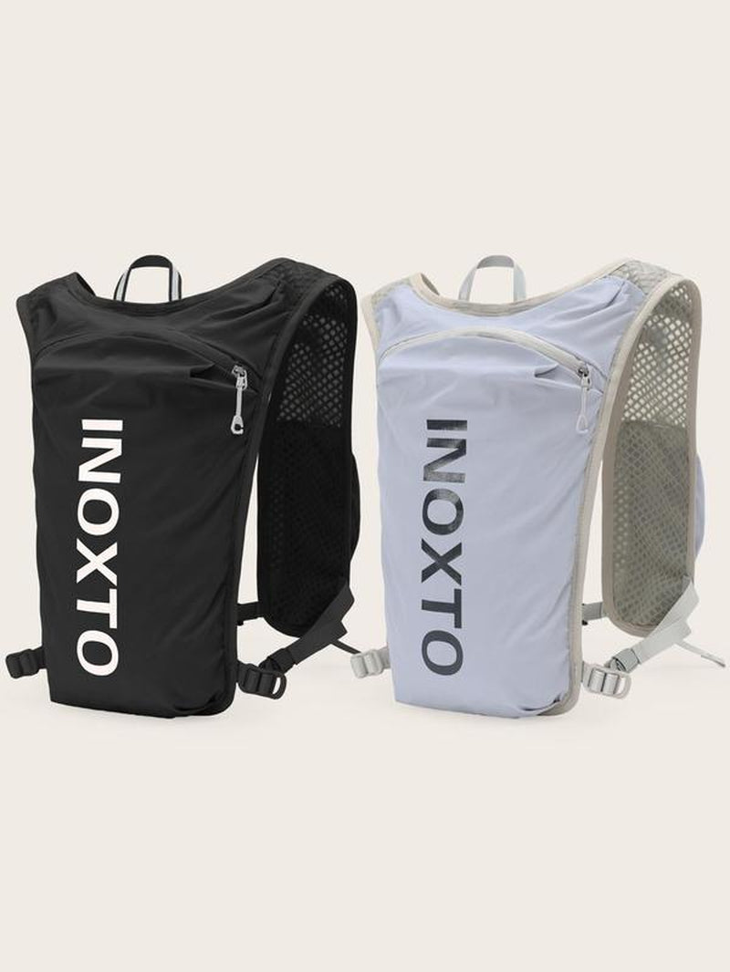 Sporty Unisex'S Zipper Pocket Sport Hydration Backpack, Road Trip Essentials, Lightweight Buckle Running Vest Bag for Hiking Outdoor Cycling Competition Marathon, Speed Bag, Gym Bag, Running Vest Backpack, Sport Bags for Women Men