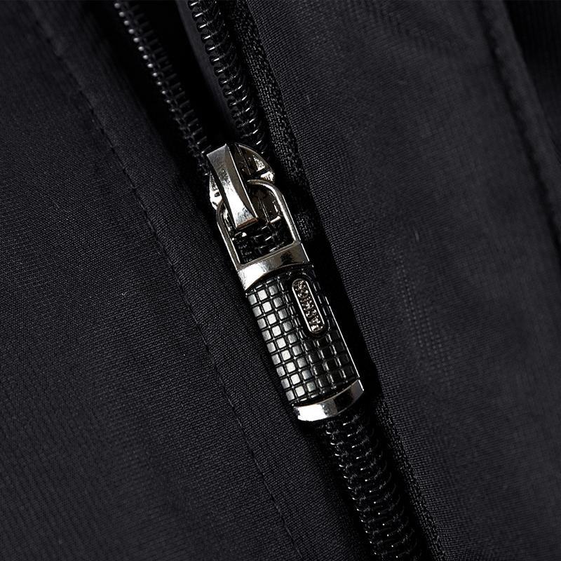 Men'S Winter Warm Ski Jacket - Waterproof Windproof Twill Fabric with Detachable Hood & Multiple Pockets 