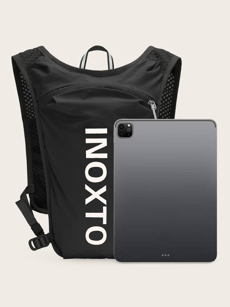 Sporty Unisex'S Zipper Pocket Sport Hydration Backpack, Road Trip Essentials, Lightweight Buckle Running Vest Bag for Hiking Outdoor Cycling Competition Marathon, Speed Bag, Gym Bag, Running Vest Backpack, Sport Bags for Women Men